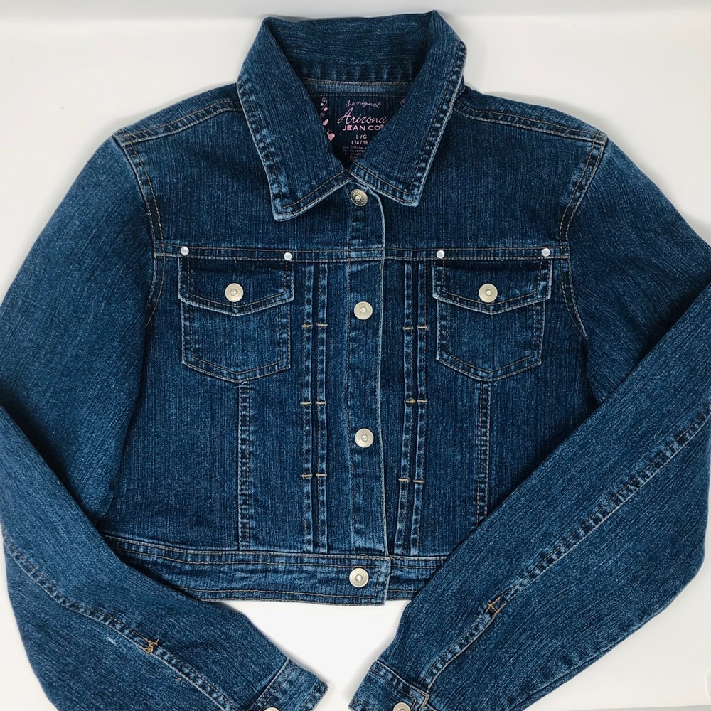 ARIZONA JEANS DENIM JACKET LARGE GIRLS